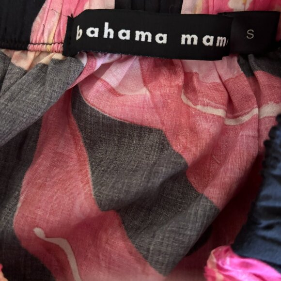 Bahama Mama Floral Maxi Skirt with Side Slits and Pockets - Picture 2 of 3